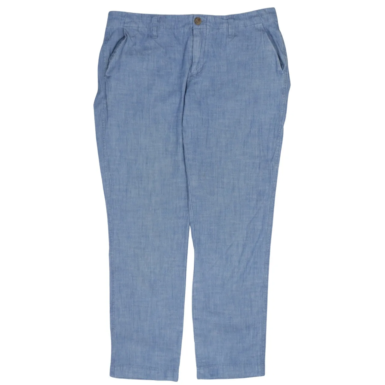 Gap Light Blue Trousers Men's 32 Slim Straight Chino Style Lightweight Cotton Pants sold by Vintage Club product image thumbnail 2