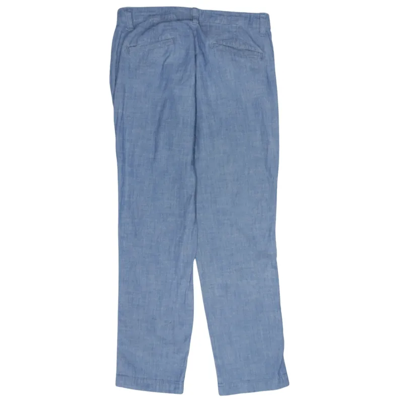 Gap Light Blue Trousers Men's 32 Slim Straight Chino Style Lightweight Cotton Pants sold by Vintage Club