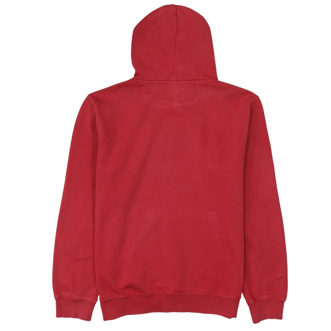 Champion Red Hoodie Men's Large Printed Script Logo Front Pocket Pullover Sweatshirt sold by Vintage Club product image thumbnail 2