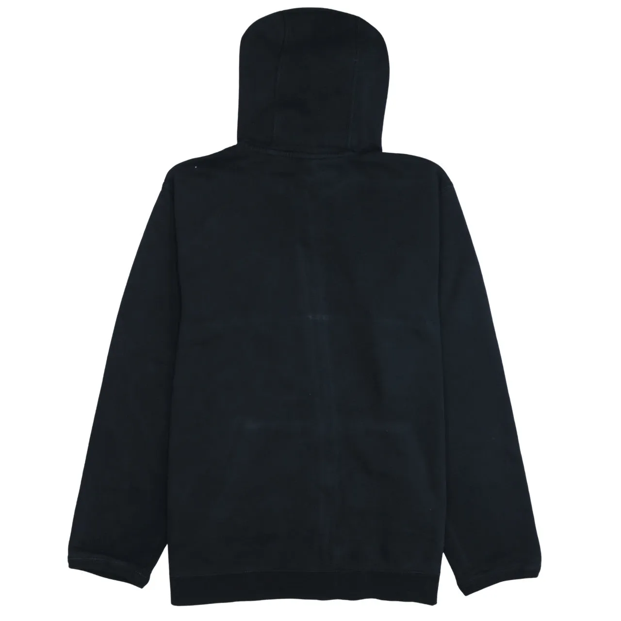 Nike Black Full Zip Hoodie Men's XLarge Embroidered Swoosh Drawstring Hood Pockets Sweatshirt sold by Vintage Club product image thumbnail 2