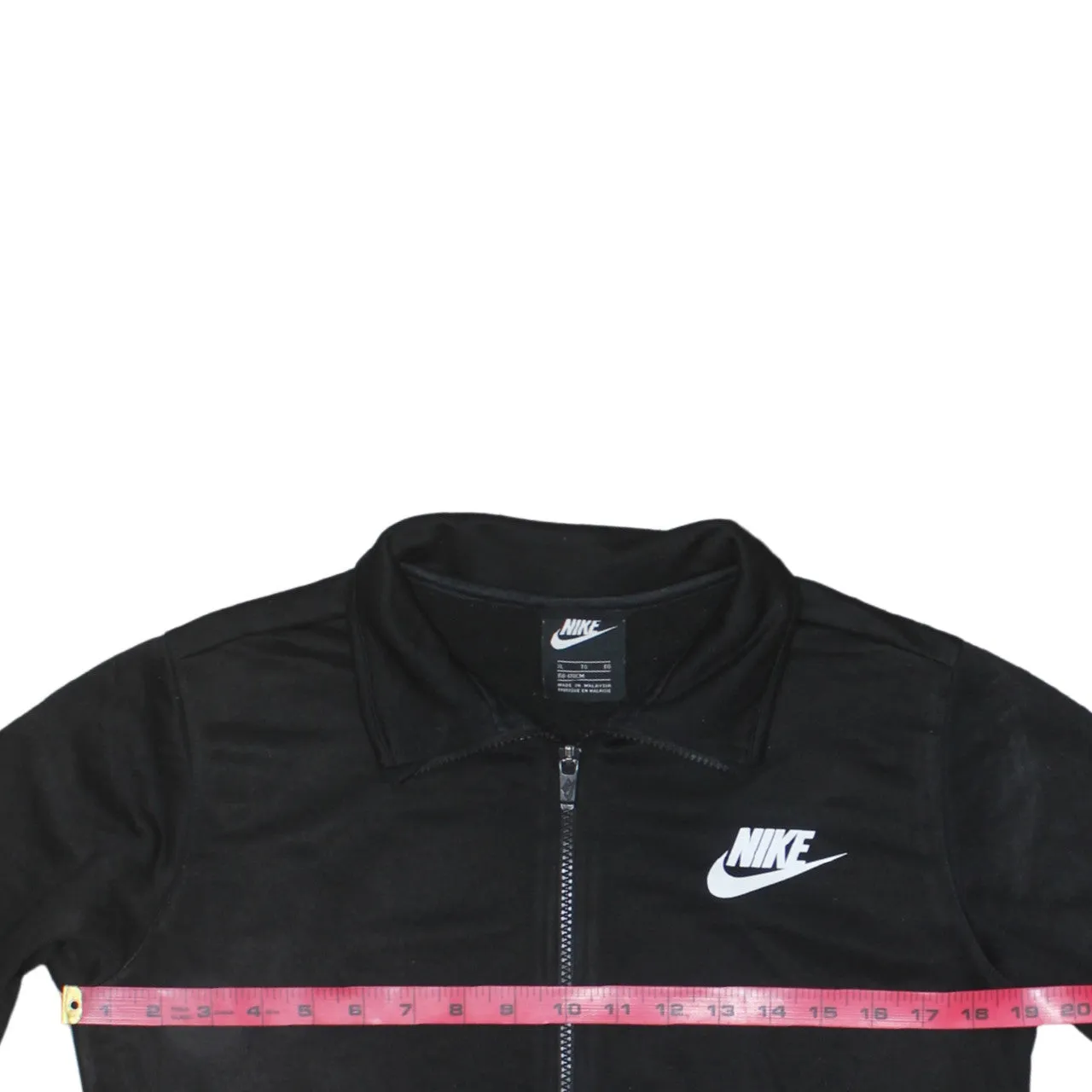 Nike Black Track Jacket Men’s XLarge Printed Chest Logo Full Zip Casual Top sold by Vintage Club product image thumbnail 5