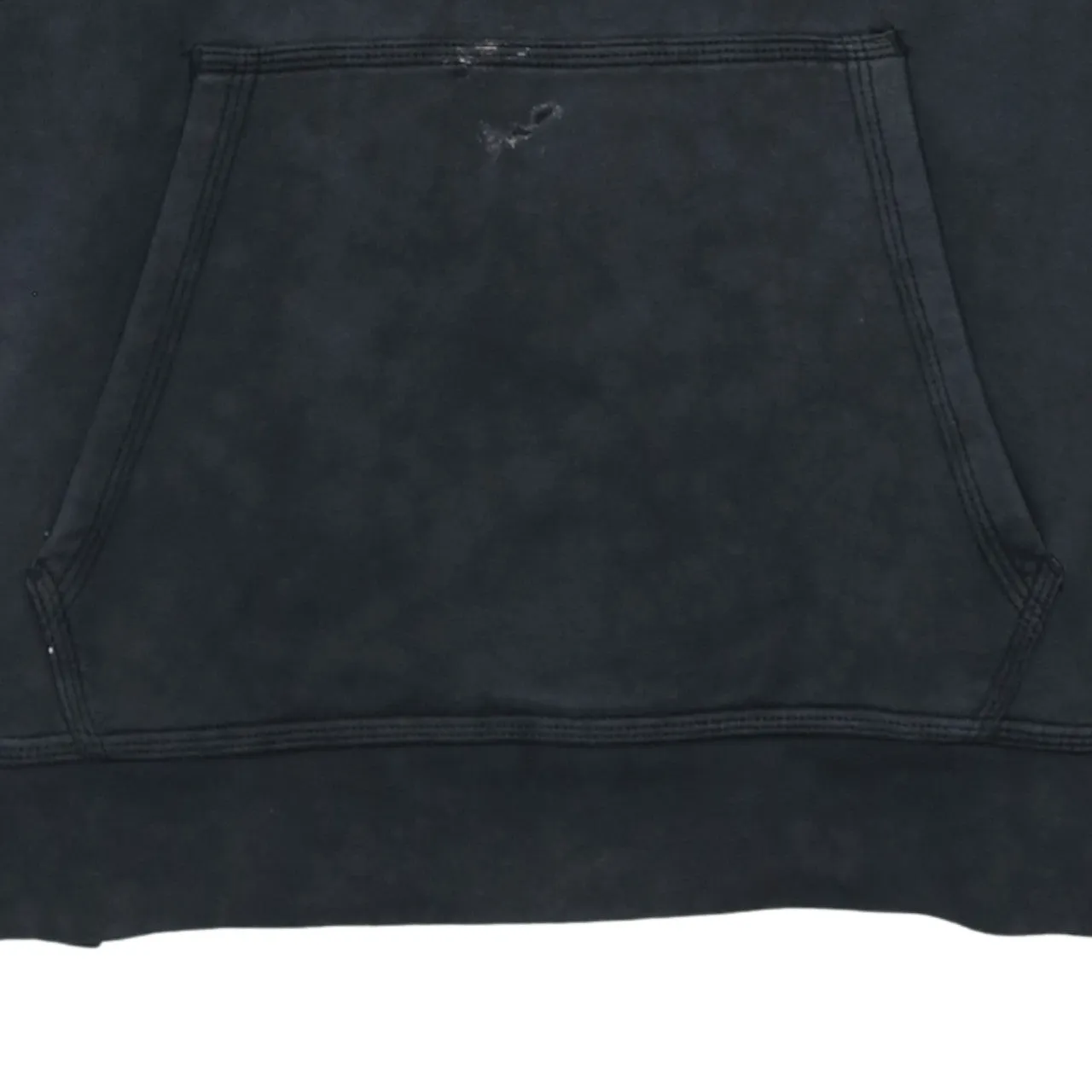 Nike Faded Black Hoodie Men’s Medium Embroidered Swoosh Front Pocket Pullover Sweatshirt sold by Vintage Club product image thumbnail 4