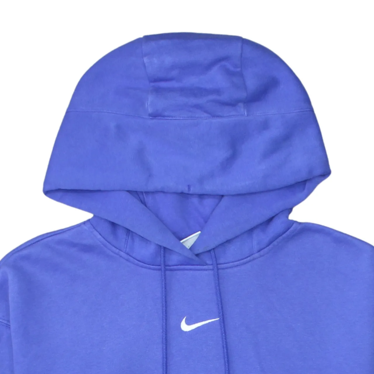Nike 90's Center Middle Swoosh Pullover Hoodie Small Blue sold by Vintage Club product image thumbnail 3
