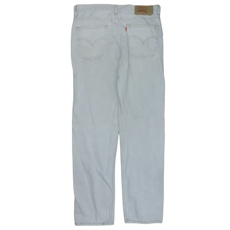 Bluestar Light Grey Denim Jeans Men's 38 Straight Leg Five Pocket Zip Fly Trousers sold by Vintage Club