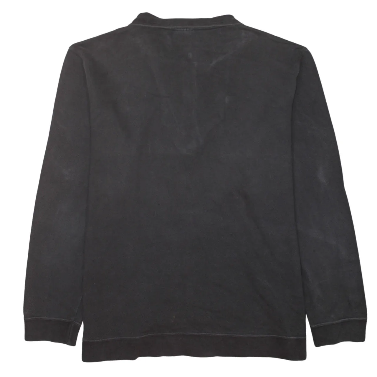 Lacoste Charcoal Brown Quarter Zip Sweatshirt Men's XLarge Embroidered Croc Logo Pullover Top sold by Vintage Club product image thumbnail 2