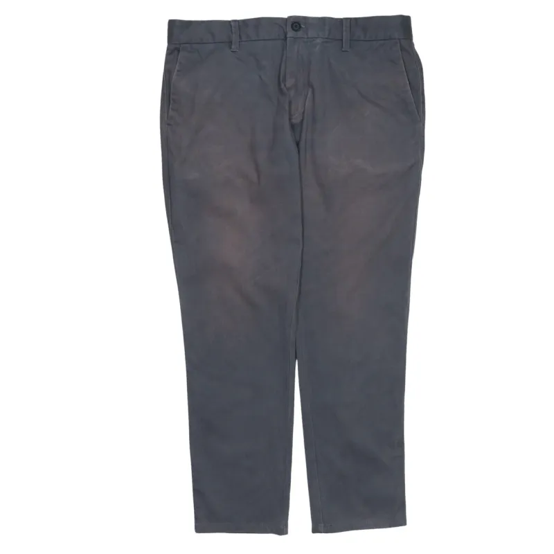 Emporio Armani Charcoal Grey Trousers Men's 36 Slim Chino Style Back Welt Pockets Pants sold by Vintage Club