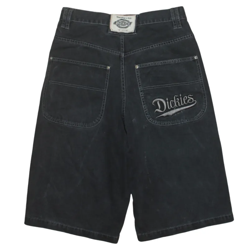 Dickies Black Workwear Shorts Men's 32 Embroidered Back Pocket Logo Denim Style sold by Vintage Club