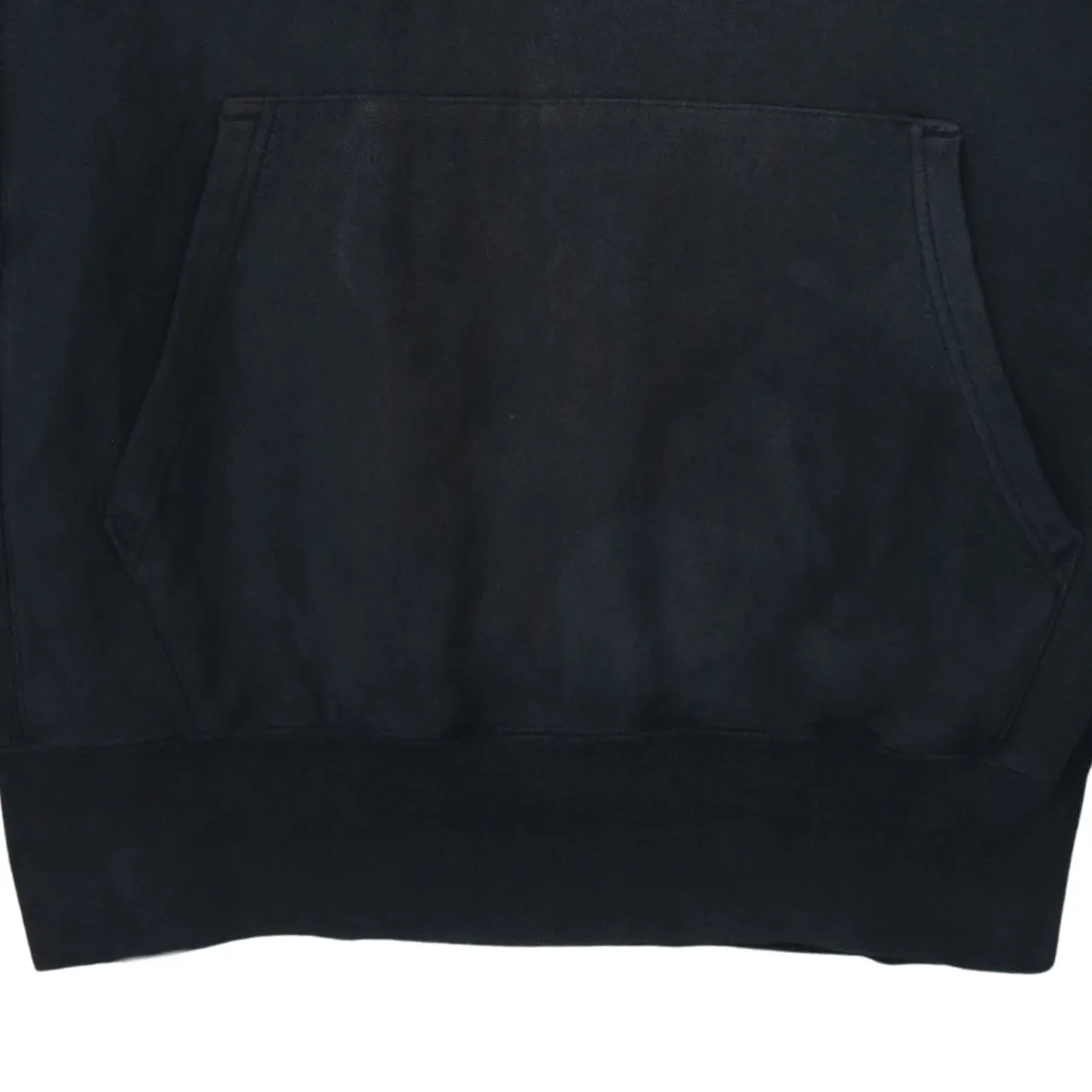 Champion Black Hoodie Men’s Large Embroidered C Logo Chest Sleeve Pocket Pullover Sweatshirt sold by Vintage Club product image thumbnail 4