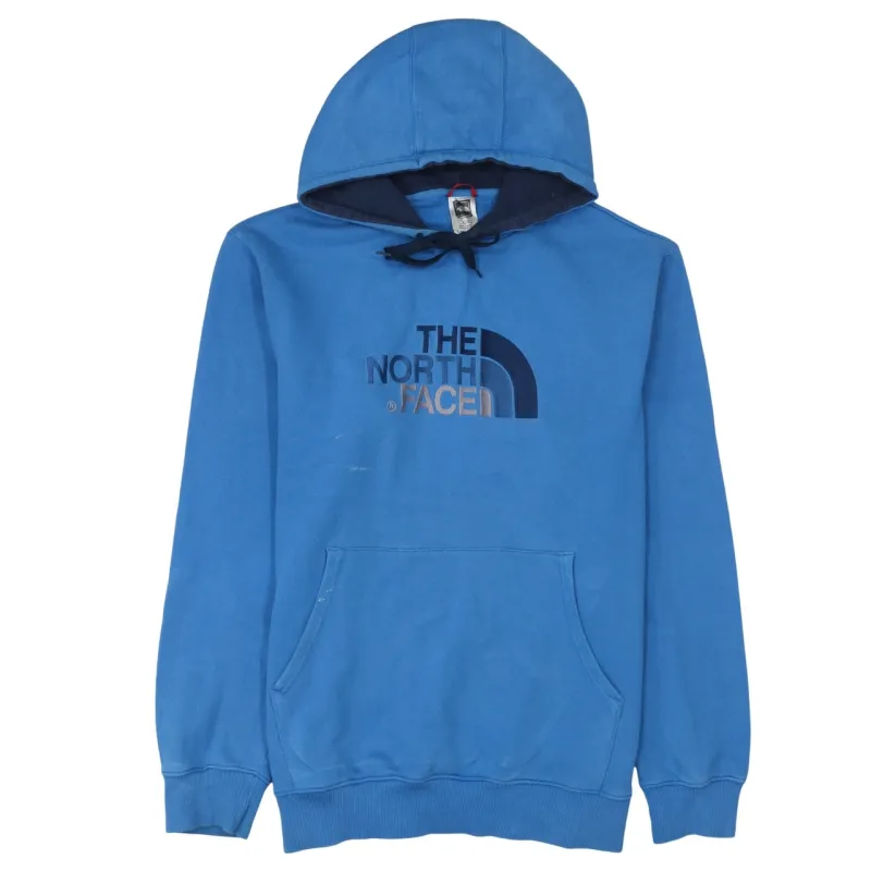 The North Face Blue Hoodie Men’s XLarge Embroidered Front Logo Drawstring Pullover Sweatshirt sold by Vintage Club