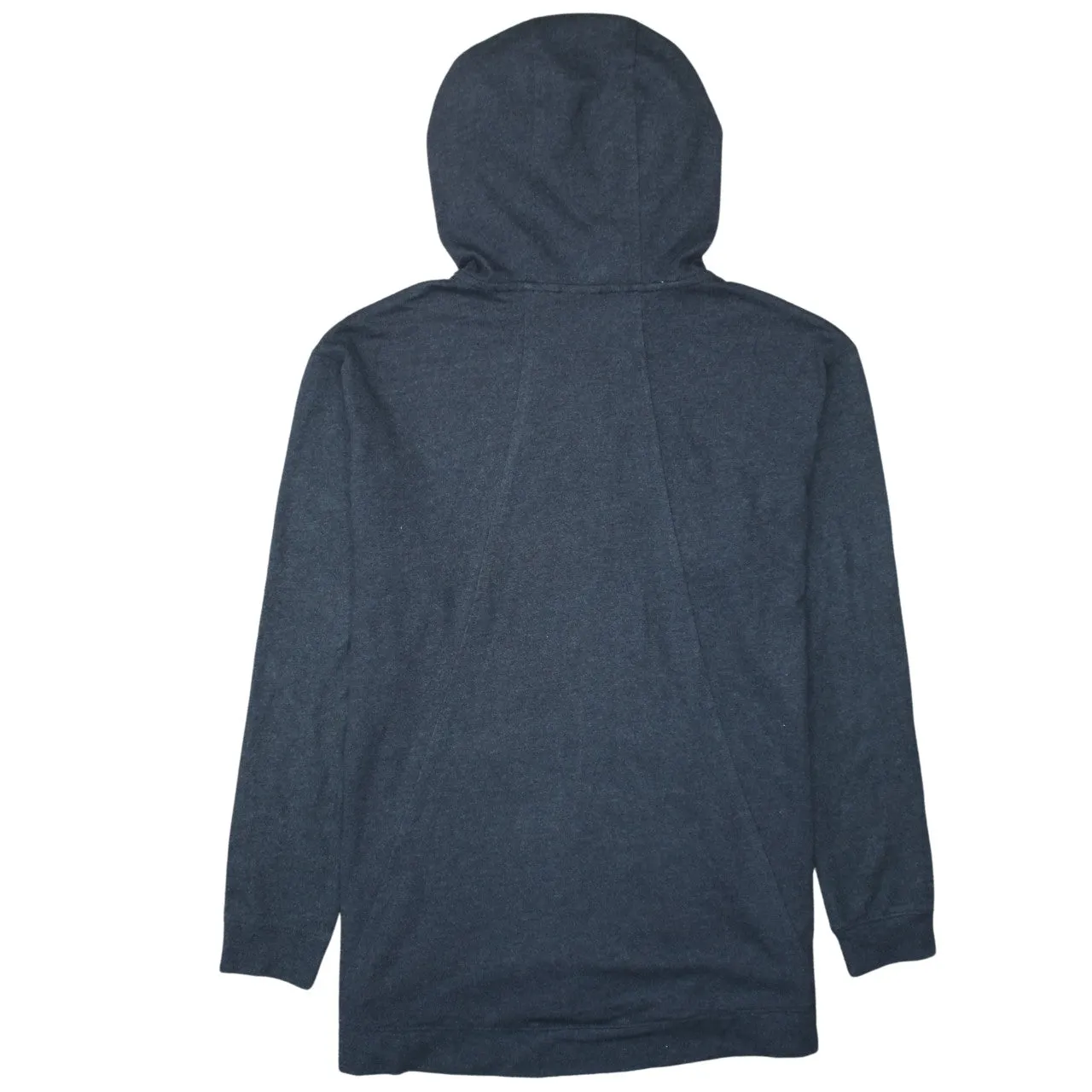 Nike Dark Charcoal Zip Hoodie Men's Medium Printed Swoosh Logo Drawstring Hood Sweatshirt sold by Vintage Club product image thumbnail 2