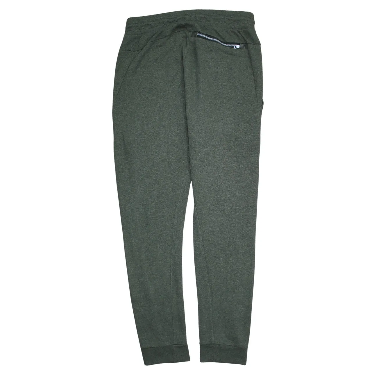 Nike Khaki Green Joggers Men’s Medium Elastic Waist Zip Pocket Logo Sweatpants sold by Vintage Club product image thumbnail 2