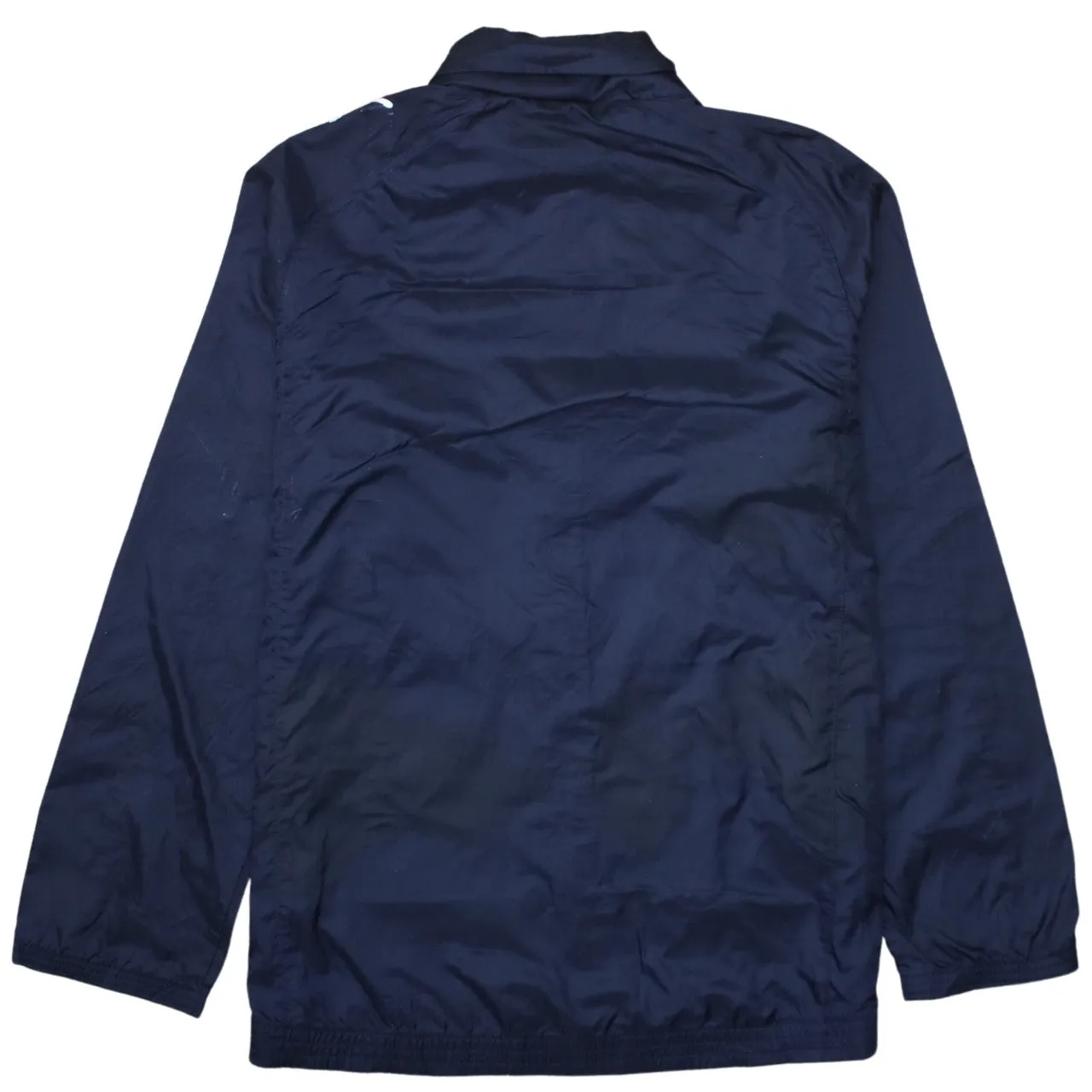 Puma Navy Blue Windbreaker Jacket Women’s XLarge Printed Logo Zip Lightweight Track Top sold by Vintage Club product image thumbnail 2