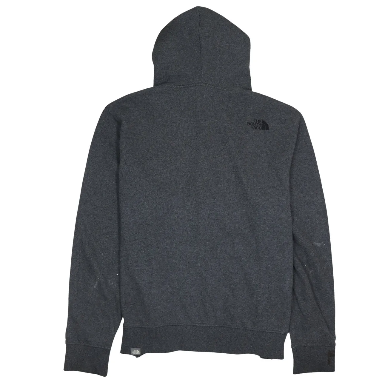 The North Face Dark Charcoal Hoodie Men's XLarge Full Zip Embroidered Logo Pockets Sweatshirt sold by Vintage Club product image thumbnail 2