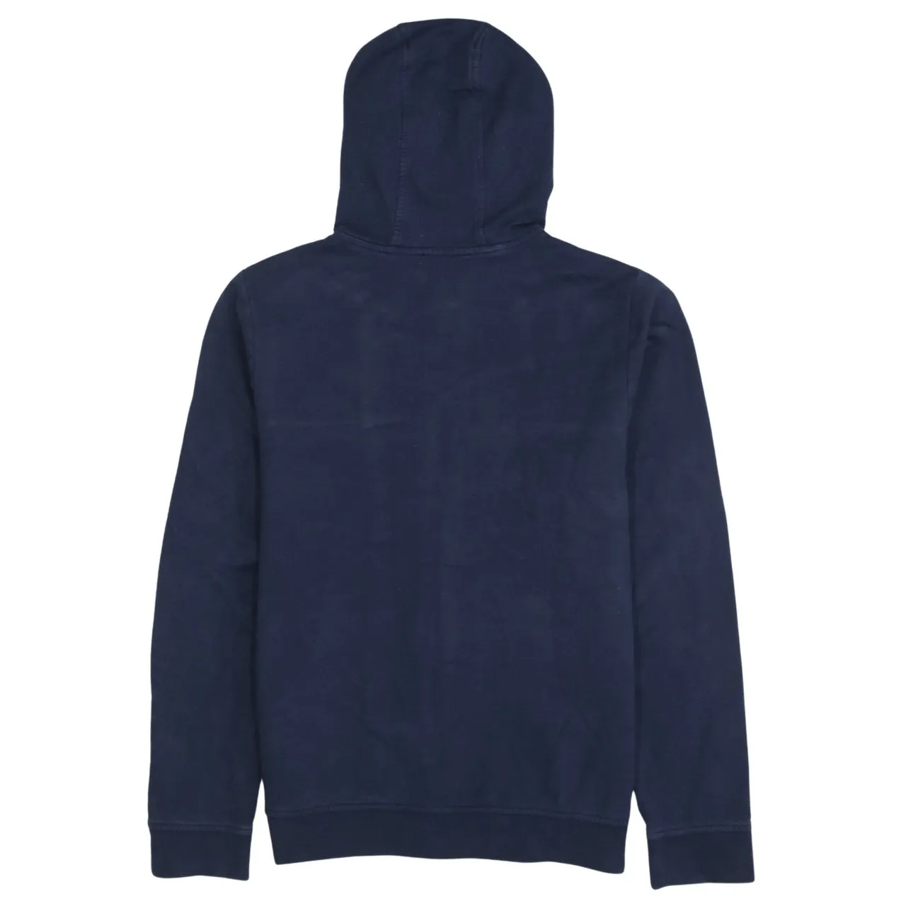 HUGO BOSS Navy Blue Hoodie Women’s Small Zip Front Embroidered Logo Split Pockets Sweatshirt sold by Vintage Club product image thumbnail 2