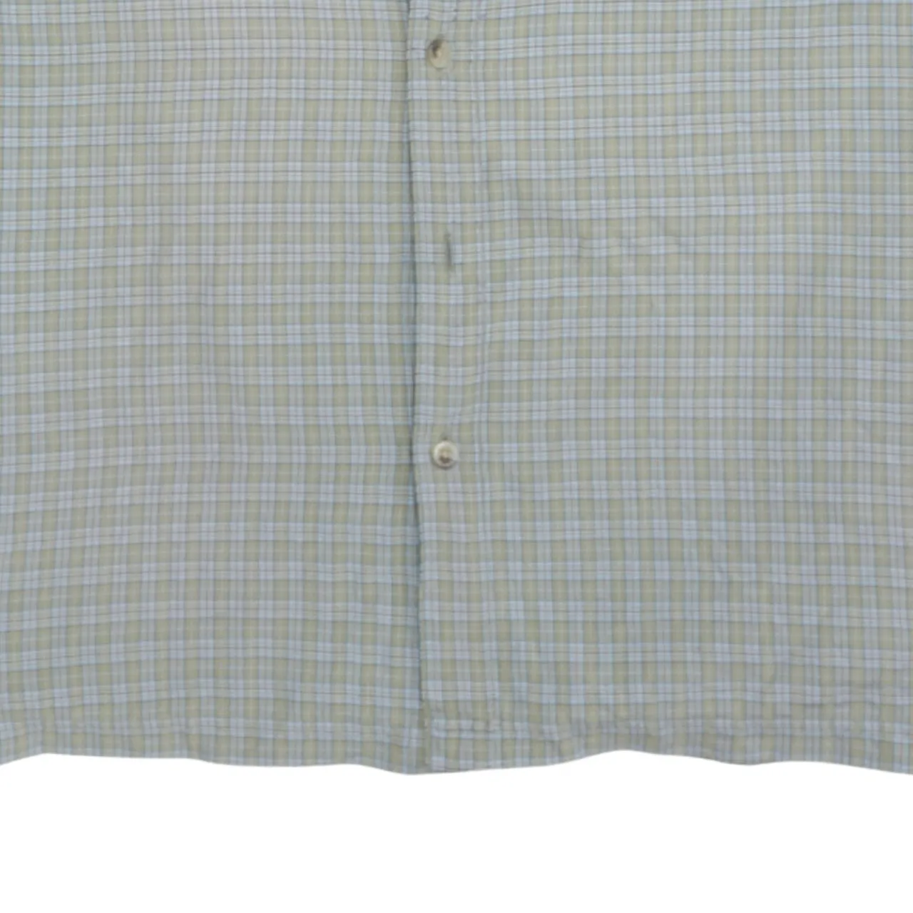 The North Face Green Check Shirt Men’s XLarge Short Sleeve Button Front Hiking Top sold by Vintage Club product image thumbnail 4
