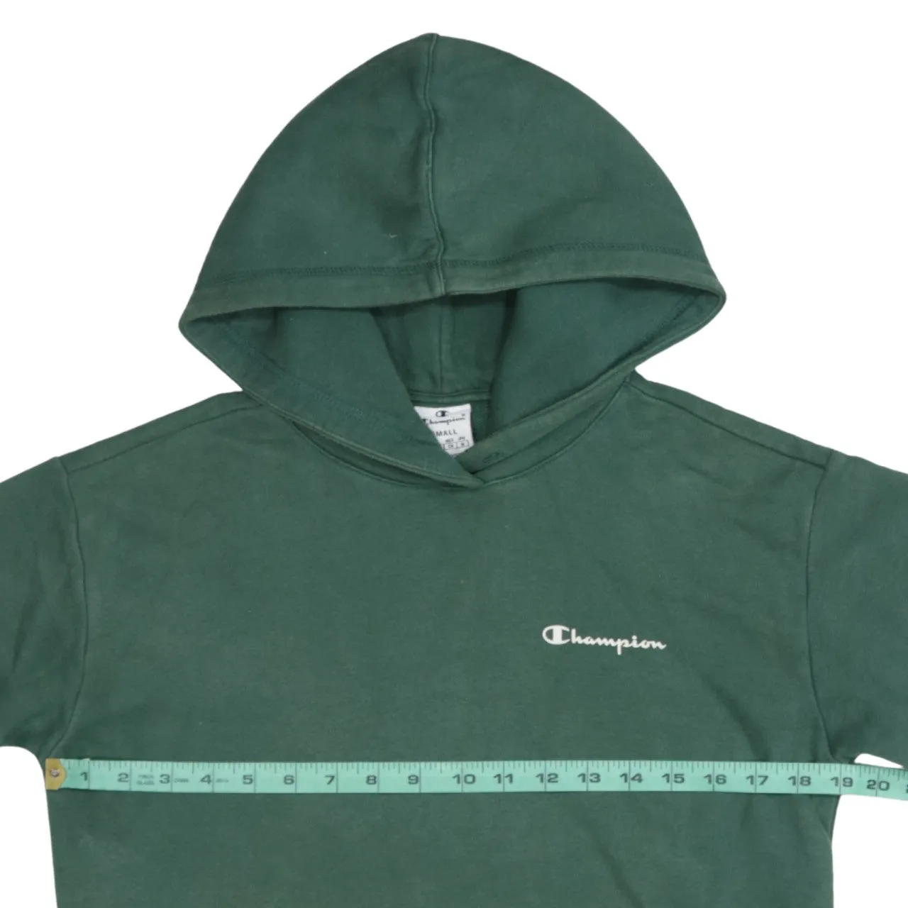 Champion Forest Green Hoodie Men's Small Embroidered Logo Front Pouch Pullover Sweatshirt sold by Vintage Club product image thumbnail 5