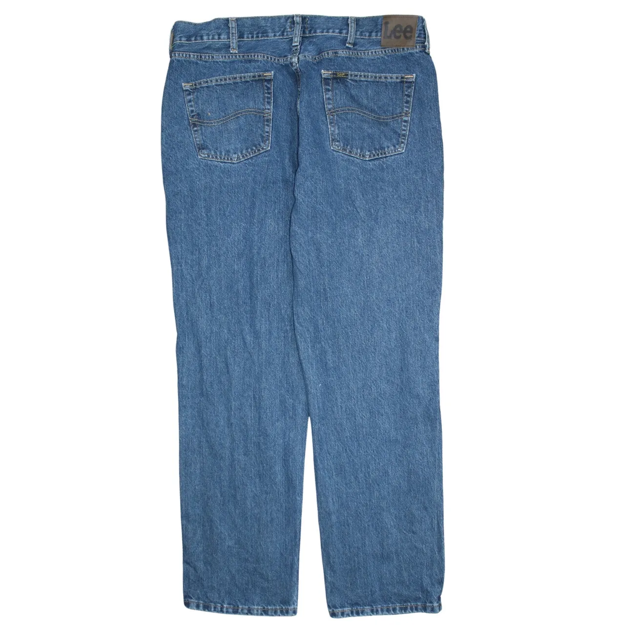 Lee Blue Denim Jeans Men's 40 Straight Leg Classic Five Pocket Zip Fly sold by Vintage Club
