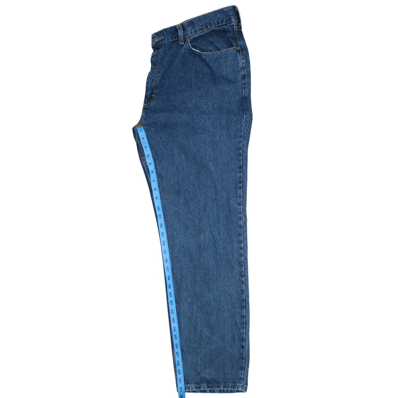 Lee Blue Denim Jeans Men's 40 Straight Leg Classic Five Pocket Zip Fly sold by Vintage Club product image thumbnail 5