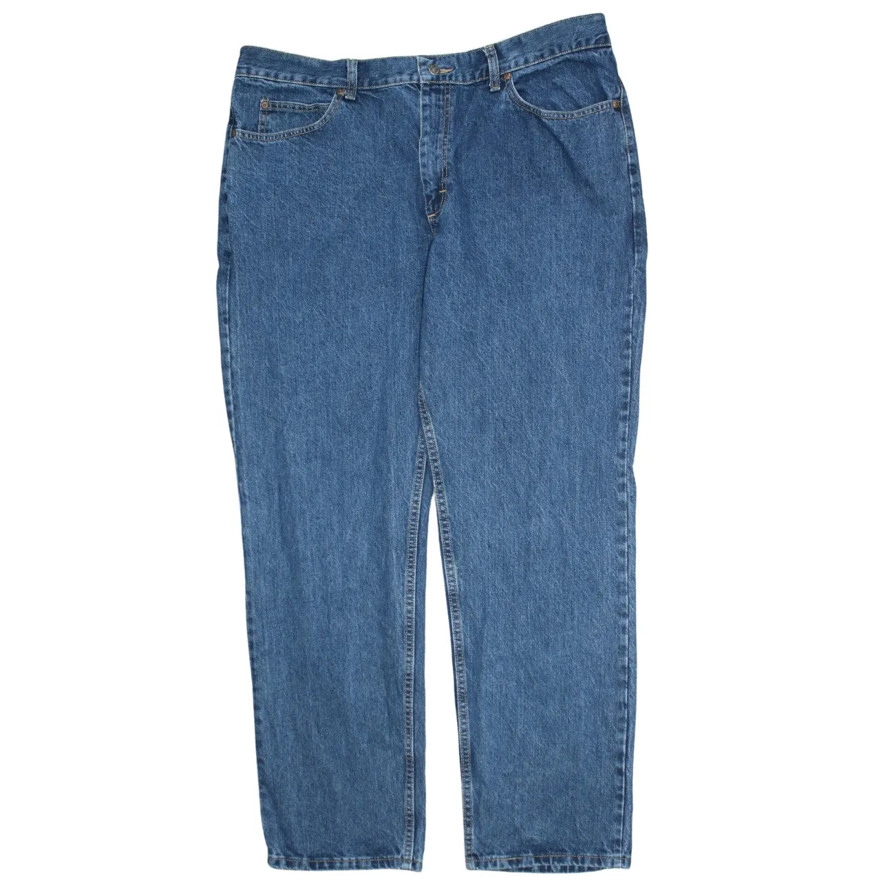 Lee Blue Denim Jeans Men's 40 Straight Leg Classic Five Pocket Zip Fly sold by Vintage Club product image thumbnail 2