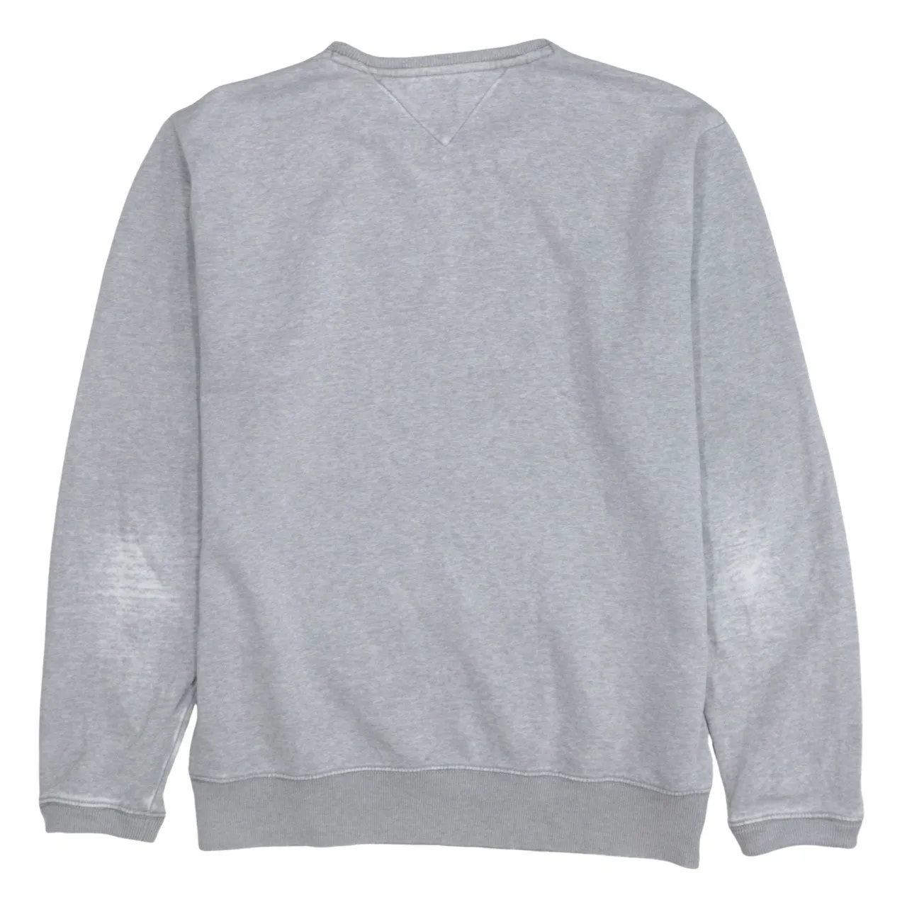 Tommy Hilfiger Grey Sweatshirt Women’s 2XL Embroidered Flag Logo Stripe Crewneck Pullover sold by Vintage Club product image thumbnail 2