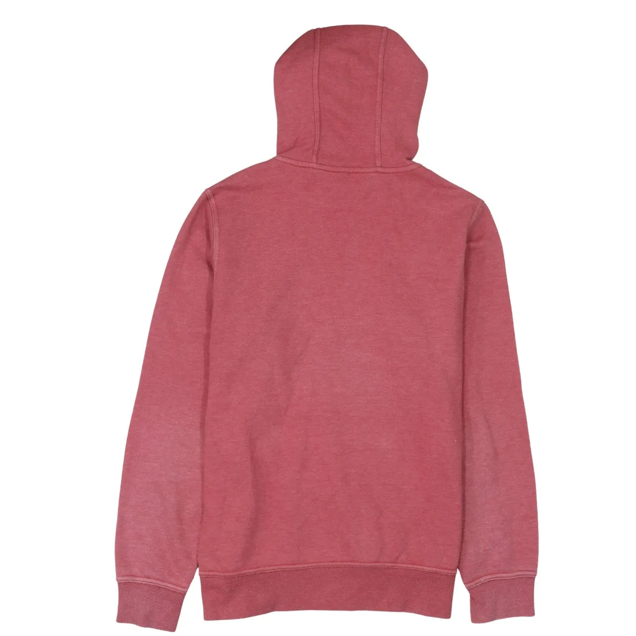 The North Face Burgundy Red Hoodie Men's Small Printed Logo Front Pocket Pullover Sweatshirt sold by Vintage Club product image thumbnail 2