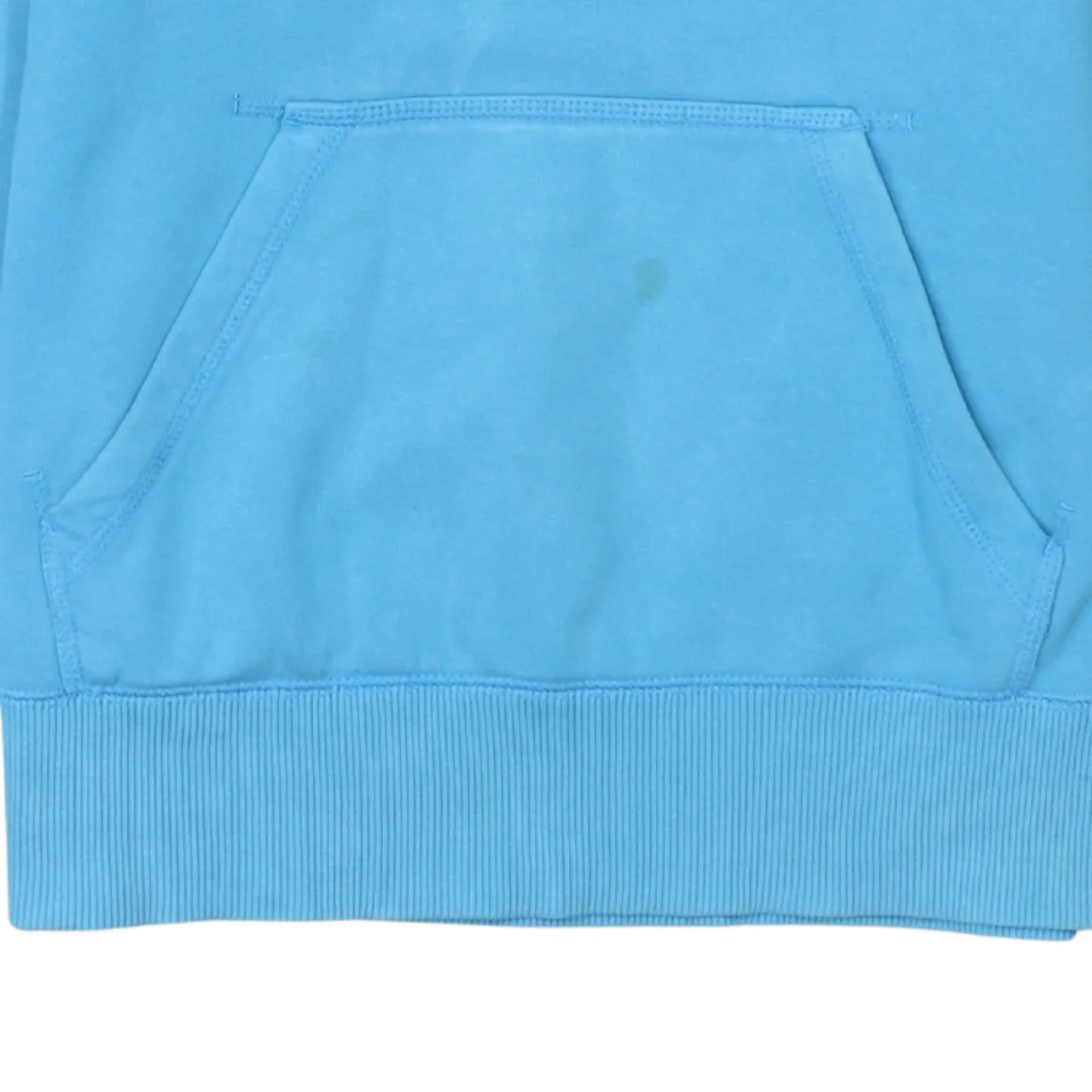 Nike Light Blue Hoodie Women’s Medium Embroidered Swoosh Drawstring Hood Front Pocket Sweatshirt sold by Vintage Club product image thumbnail 4