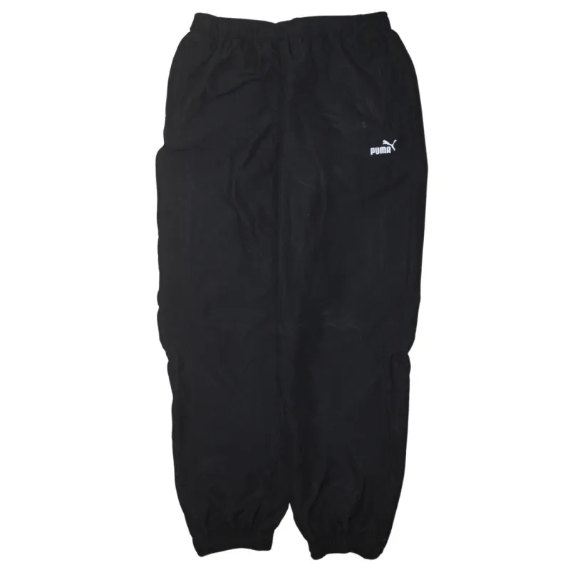 Puma Black Joggers Men's Large Elasticated Cuffs Embroidered Logo Track Pants sold by Vintage Club