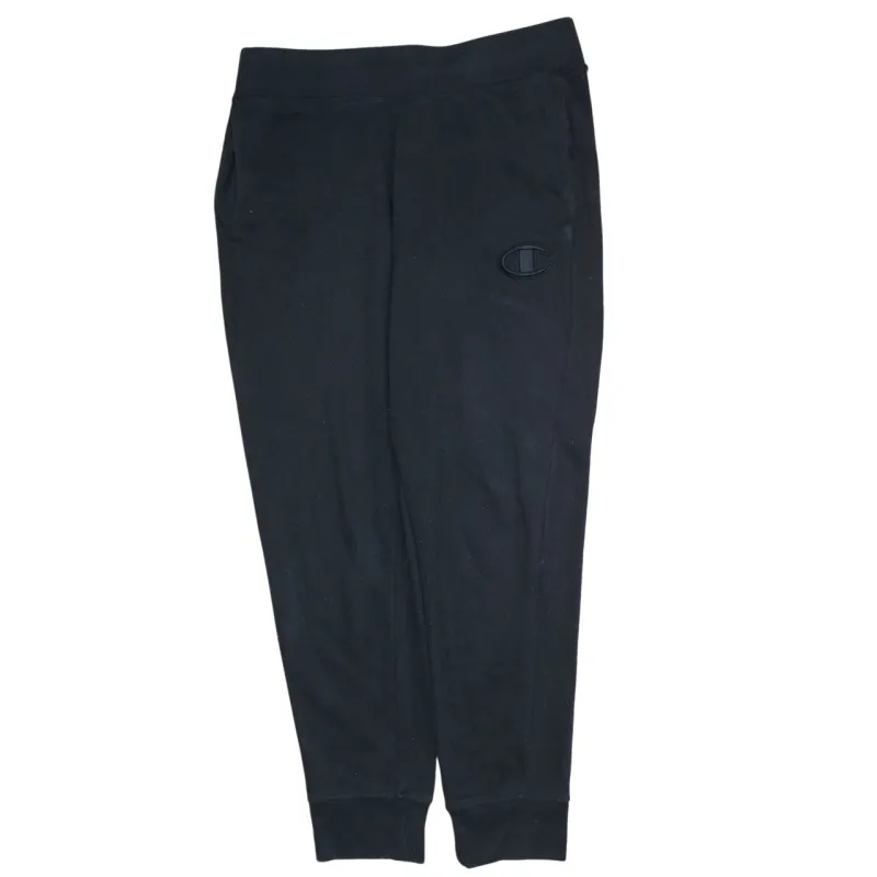 Champion Black Joggers Men's Medium Embroidered C Logo Elastic Waist Cuffed Sweatpants sold by Vintage Club