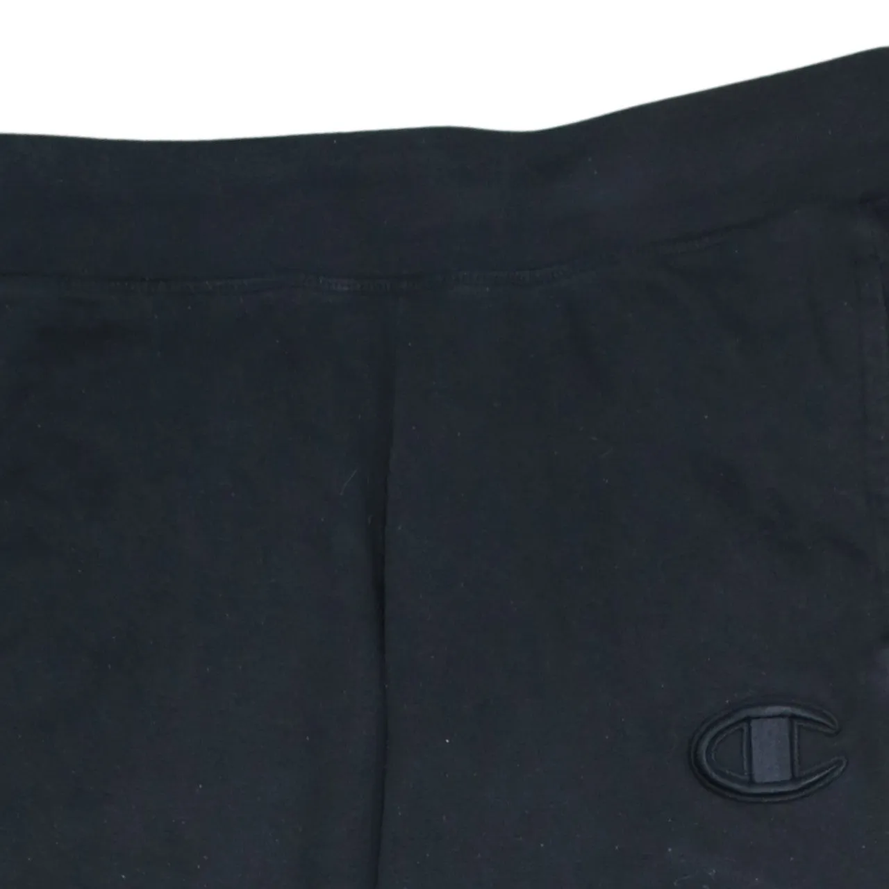 Champion Black Joggers Men's Medium Embroidered C Logo Elastic Waist Cuffed Sweatpants sold by Vintage Club product image thumbnail 3