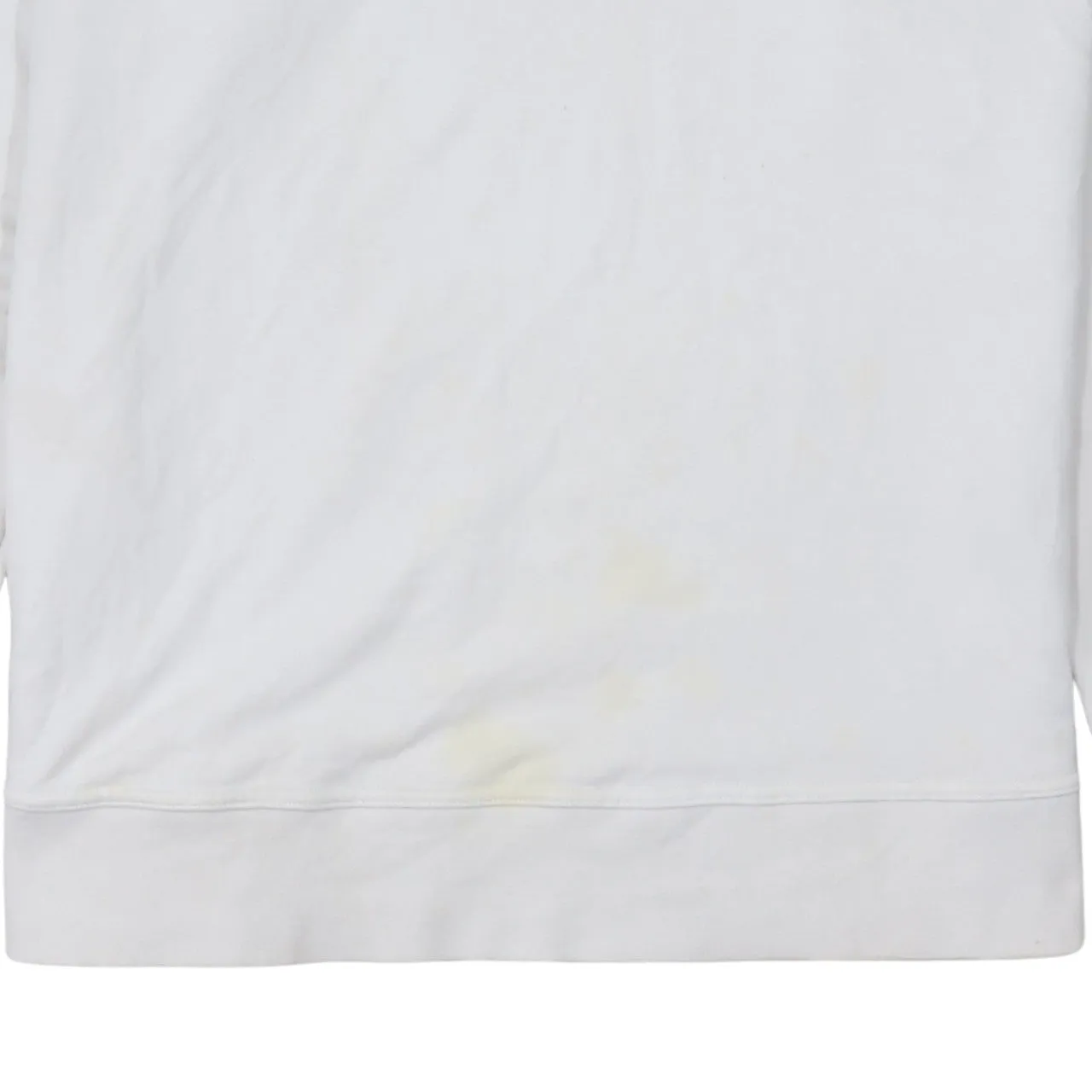 Nike White Hoodie Men’s Large Printed Sleeve Logo Small Swoosh Pullover Sweatshirt sold by Vintage Club product image thumbnail 4