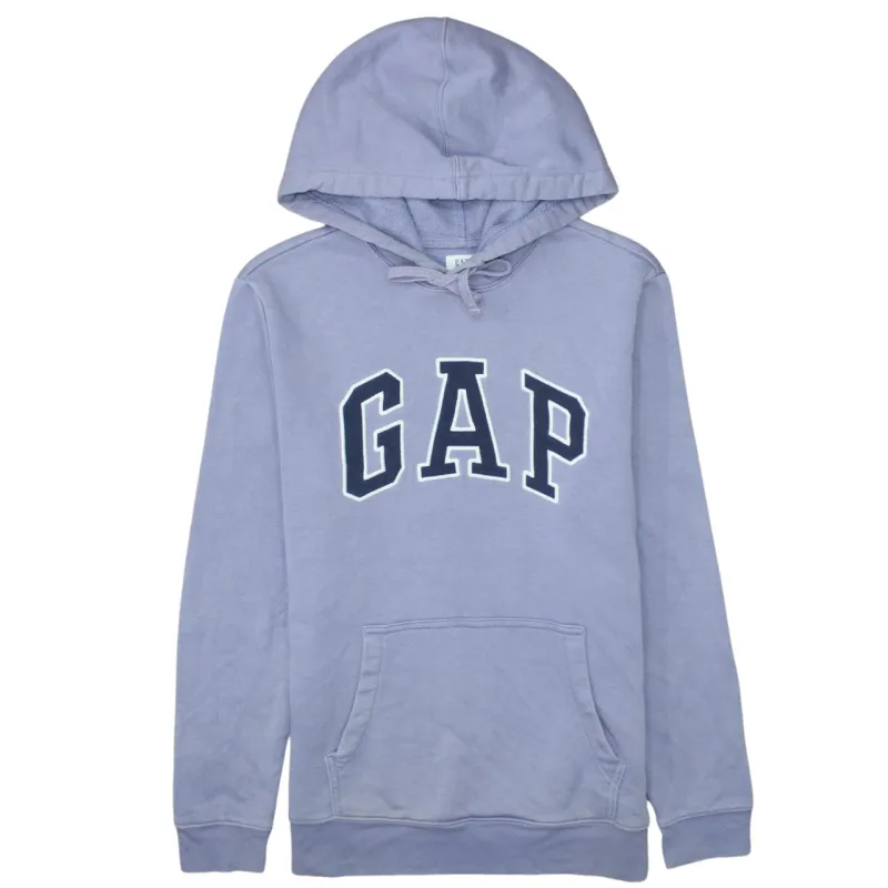 Gap Purple Hoodie Men's Small Embroidered Logo Front Pocket Pullover Sweatshirt made by GAP
