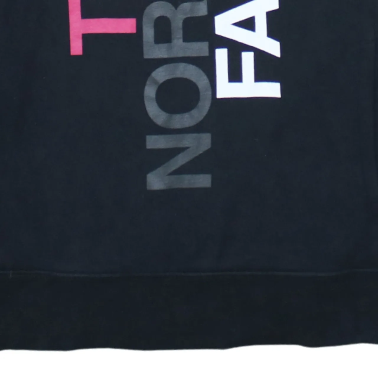 The North Face Black Hoodie Women’s Large Printed Logo Pullover Fleece Sweatshirt sold by Vintage Club product image thumbnail 4