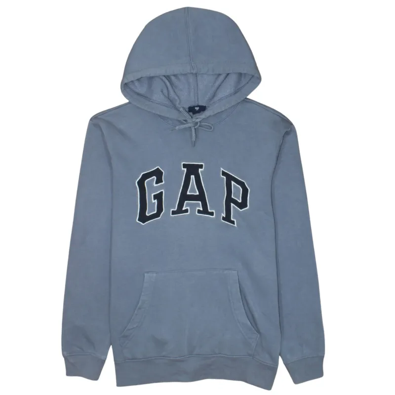 Gap Blue Hoodie Men's XSmall Embroidered Logo Front Pocket Pullover Sweatshirt sold by Vintage Club