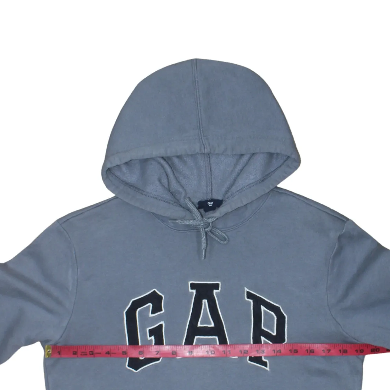 Gap Blue Hoodie Men's XSmall Embroidered Logo Front Pocket Pullover Sweatshirt sold by Vintage Club product image thumbnail 5