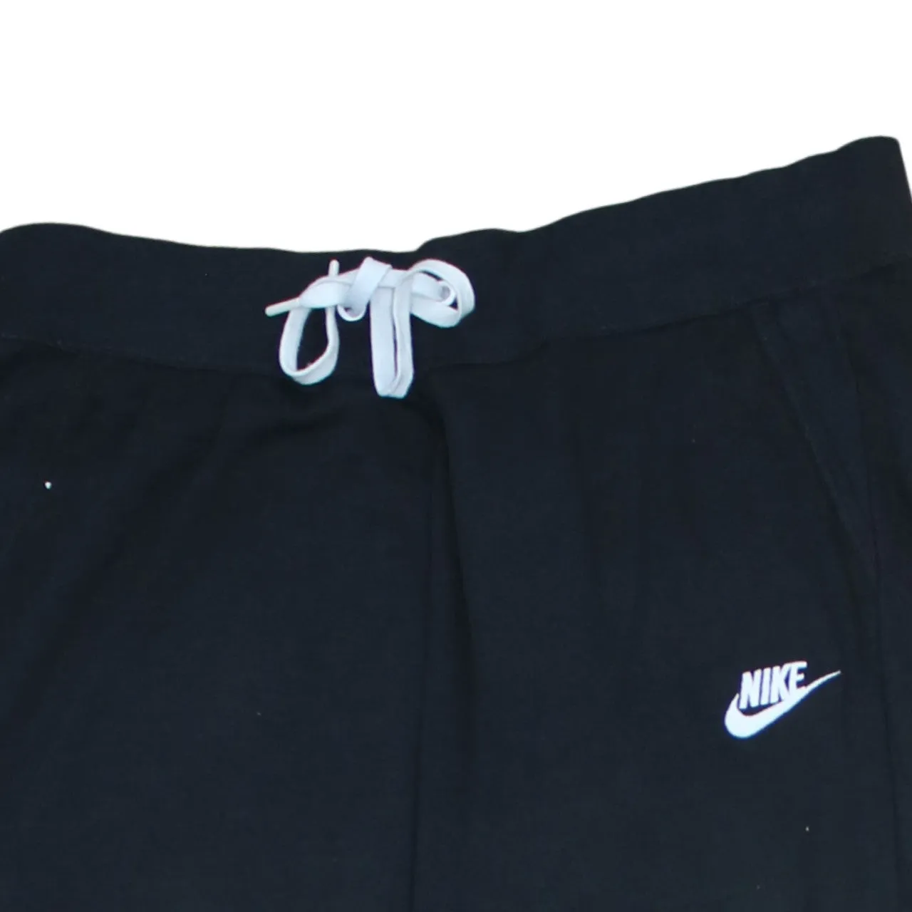 Nike Black Joggers Men’s Large Embroidered Swoosh Logo Drawstring Waist Cuffed Sweatpants sold by Vintage Club product image thumbnail 3