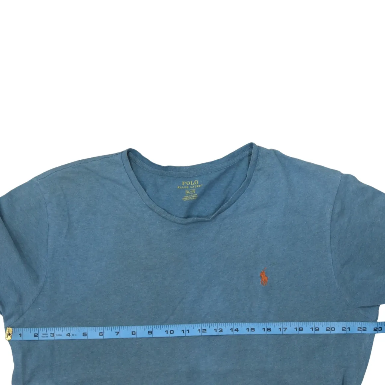 Polo Ralph Lauren Blue T-Shirt Men's XLarge Embroidered Pony Logo Short Sleeve Tee sold by Vintage Club product image thumbnail 5