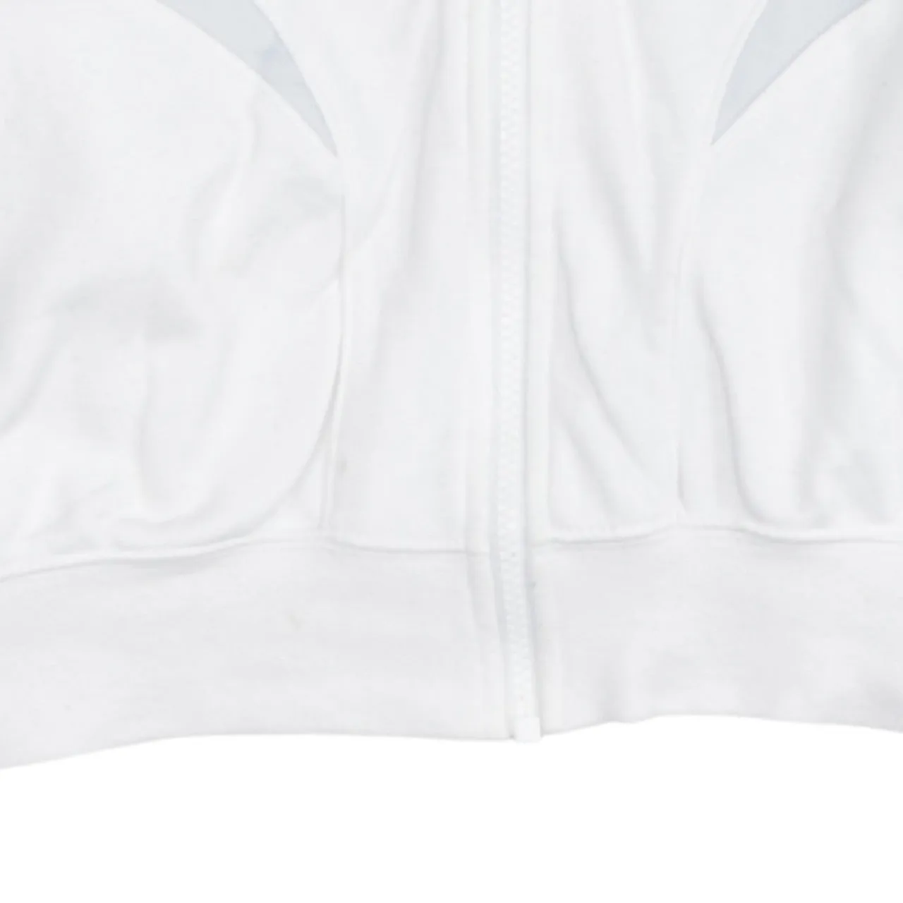 Nike White Full Zip Hoodie Women’s Small Nike Air Logo Sleeve Print Hooded Sweatshirt sold by Vintage Club product image thumbnail 4