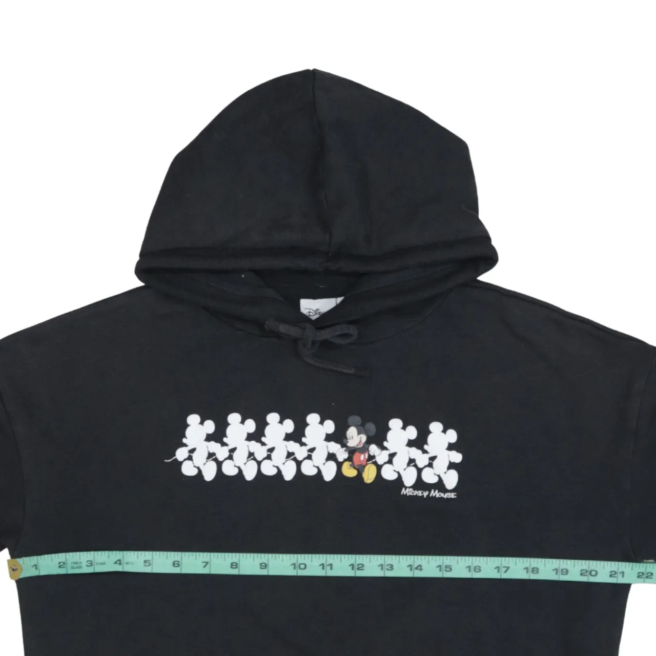 Disney Black Hoodie Women’s XSmall Printed Mickey Mouse Graphic Front Pocket Sweatshirt sold by Vintage Club product image thumbnail 5