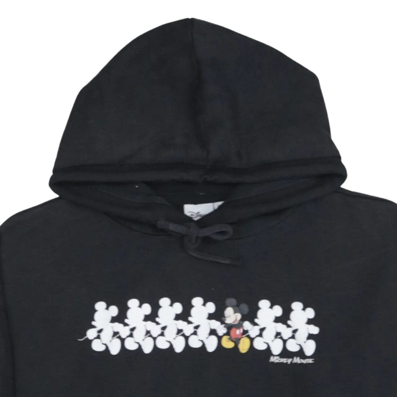 Disney Black Hoodie Women’s XSmall Printed Mickey Mouse Graphic Front Pocket Sweatshirt sold by Vintage Club product image thumbnail 3