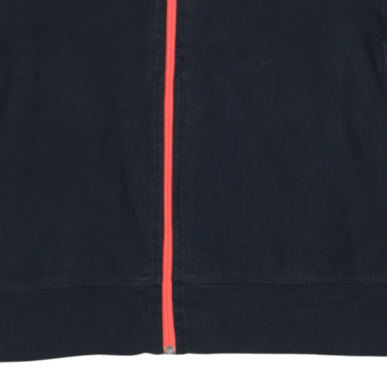 Reebok Black Track Jacket Women’s Large Coral Zip Embroidered Logo Mesh Stripe Top sold by Vintage Club product image thumbnail 4