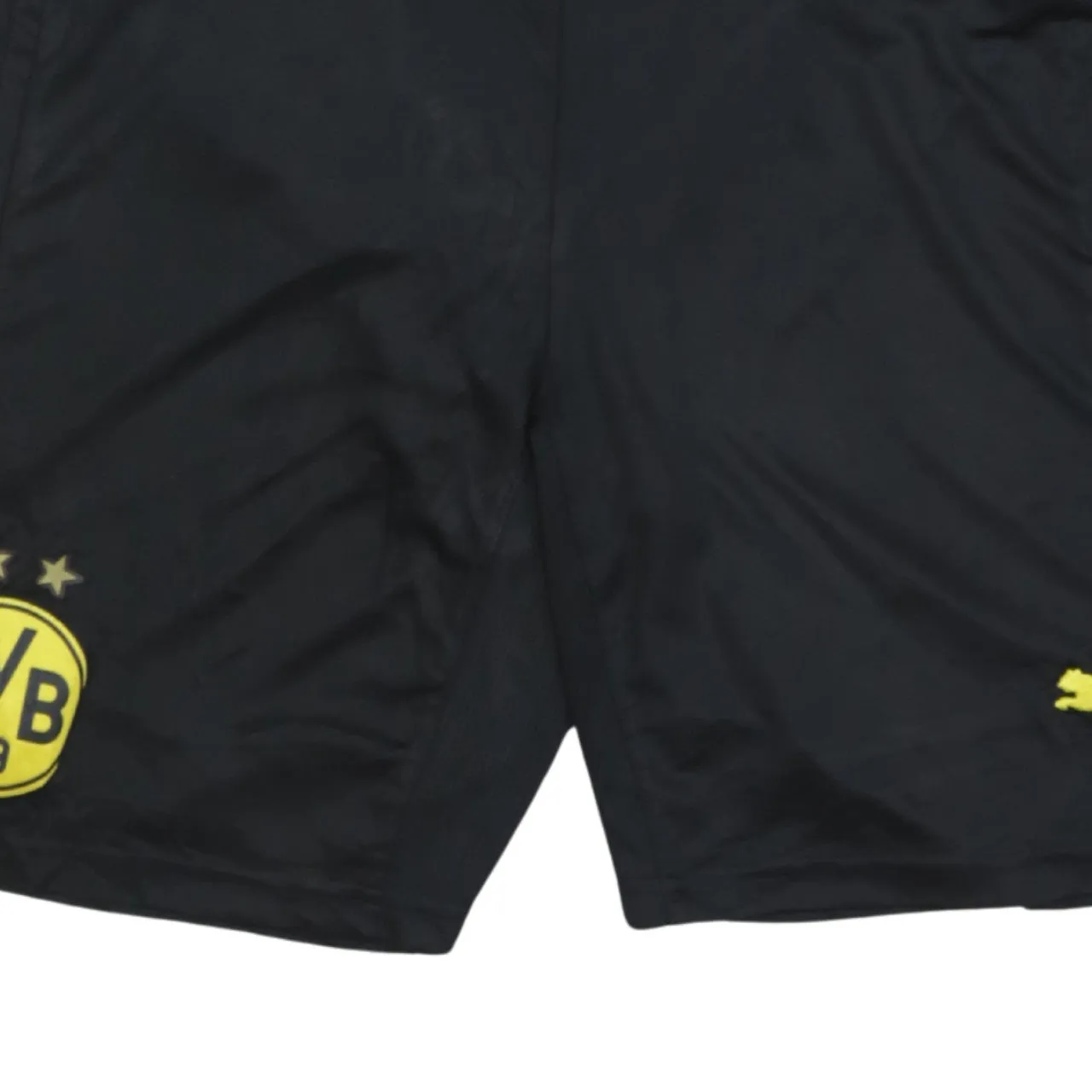 Puma Black Football Shorts Men's Small Borussia Dortmund BVB Printed Logos Training sold by Vintage Club product image thumbnail 4