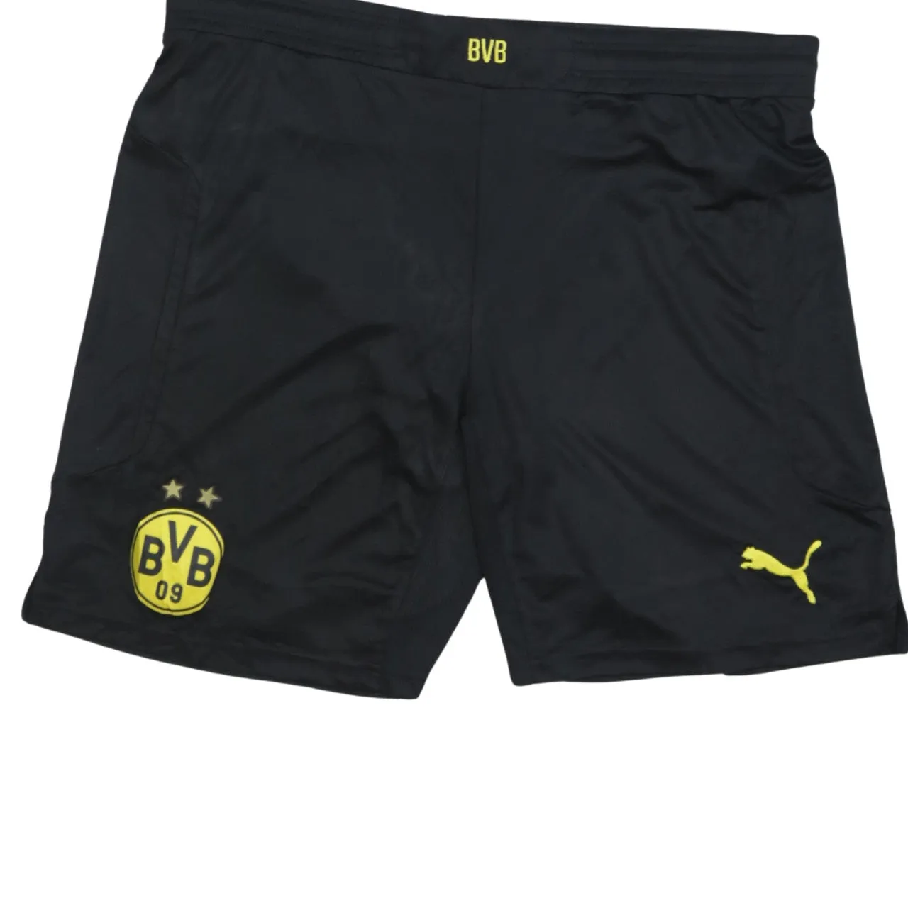 Puma Black Football Shorts Men's Small Borussia Dortmund BVB Printed Logos Training sold by Vintage Club