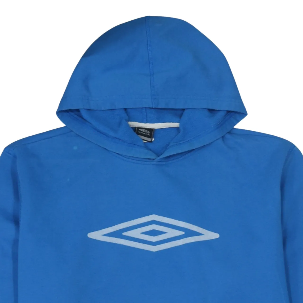 Umbro Blue Hoodie Women’s XXLarge Printed Chest Logo Front Pocket Pullover Sweatshirt sold by Vintage Club product image thumbnail 3