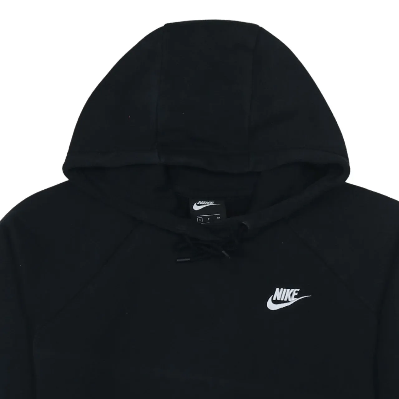 Nike Black Hoodie Men’s Small Embroidered Swoosh Logo Front Pocket Pullover Sweatshirt sold by Vintage Club product image thumbnail 3