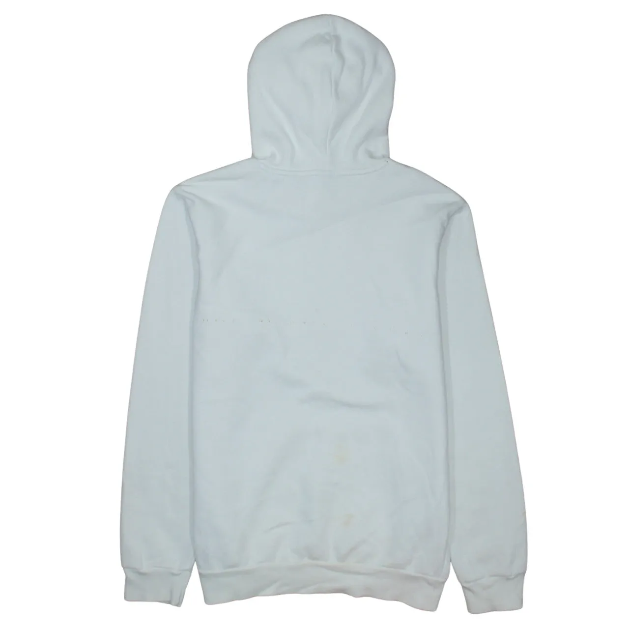 Puma White Hoodie Men's Small Printed Logo Front Pocket Pullover Sweatshirt sold by Vintage Club product image thumbnail 2
