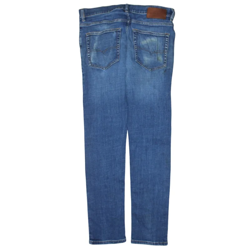 Diesel Blue Jeans Women's 30 Slim Fit Distressed Faded Denim Five Pocket Trousers sold by Vintage Club