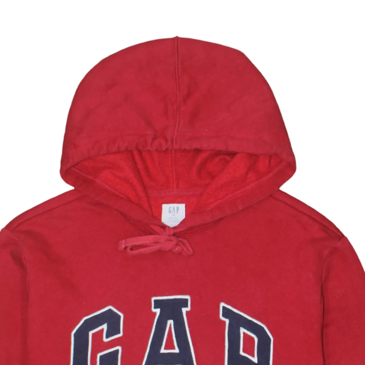 Gap Burgundy Red Hoodie Men's Medium Embroidered Logo Front Pocket Pullover Sweatshirt sold by Vintage Club product image thumbnail 3