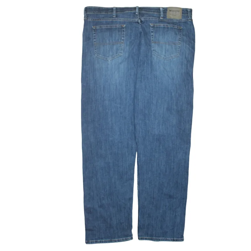 Wrangler Blue Jeans Men's 42x32 Classic Five Pocket Zip Fly Denim Trousers sold by Vintage Club