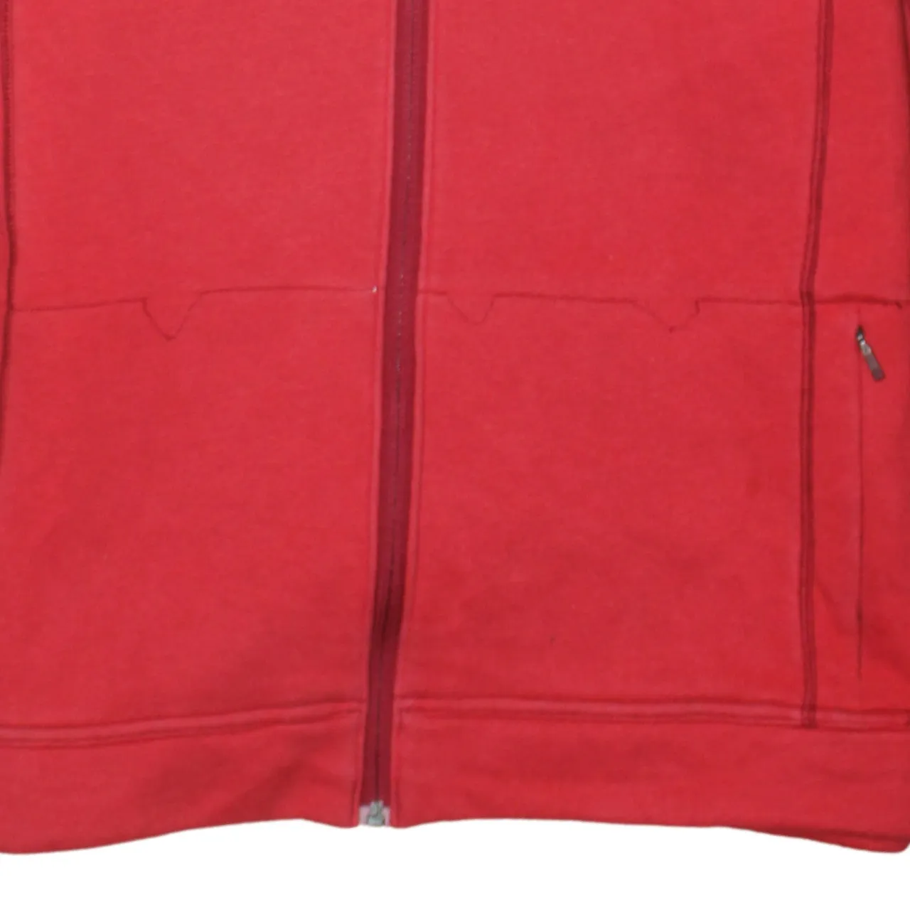 Columbia Red Full Zip Sweatshirt Women's Large Embroidered Sleeve Logo Fleece Lined Jacket sold by Vintage Club product image thumbnail 4