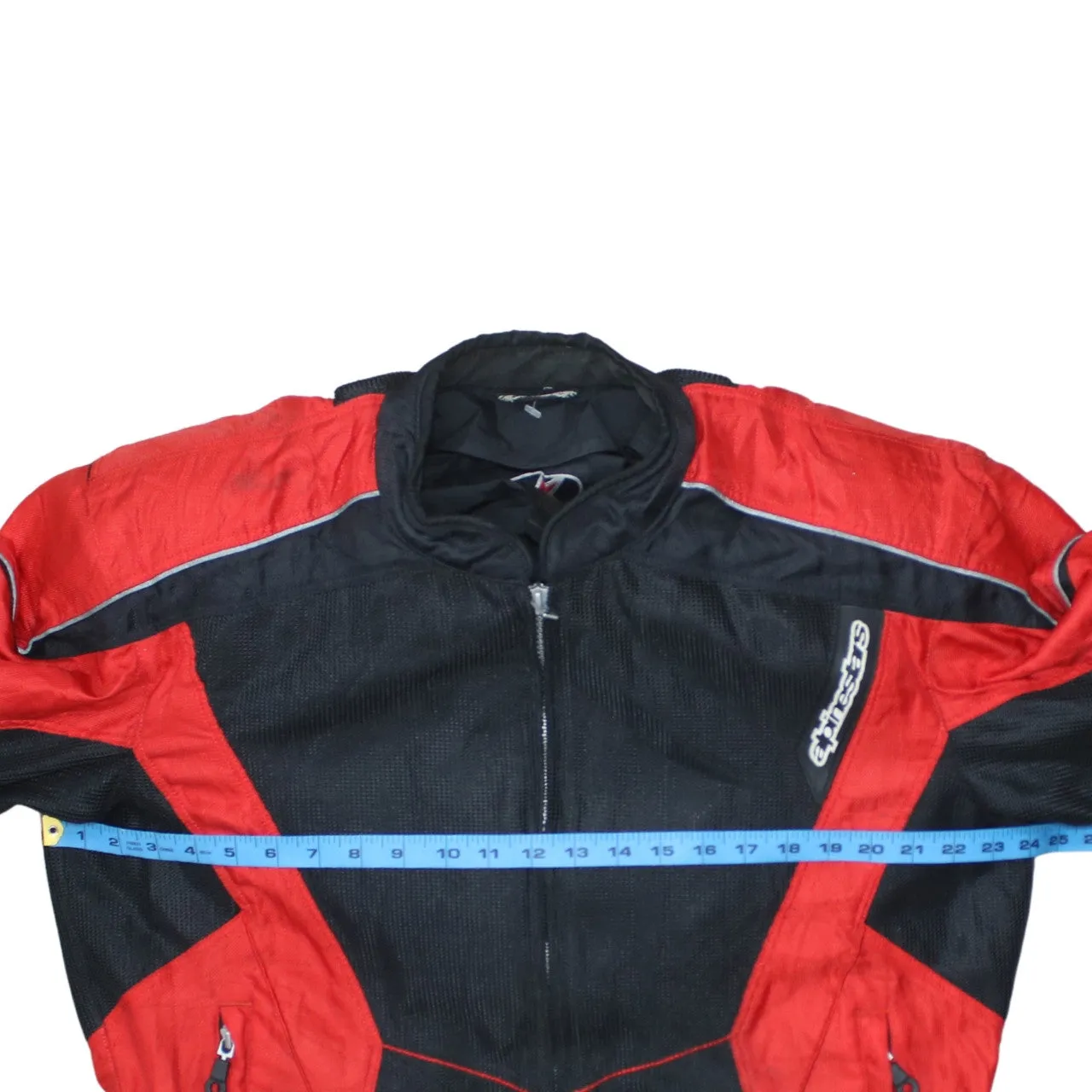 Alpinestars Red Black Jacket Men’s XLarge Padded Armoured Zip Pockets Motorcycle Windbreaker sold by Vintage Club product image thumbnail 5